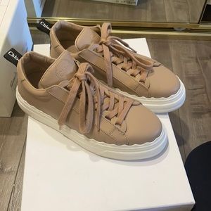 Chloe Lauren sneakers blush color